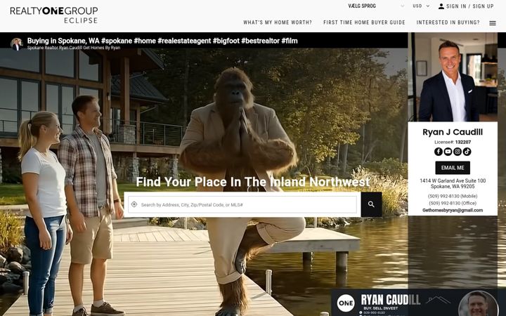 Screenshot of gethomesbyryan.com