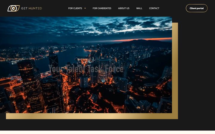 Screenshot of gethunted.com