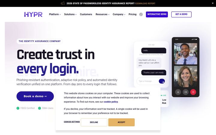 Screenshot of gethypr.com