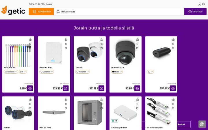 Screenshot of getic.fi