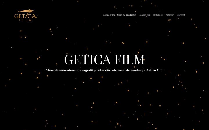 Screenshot of getica-film.ro