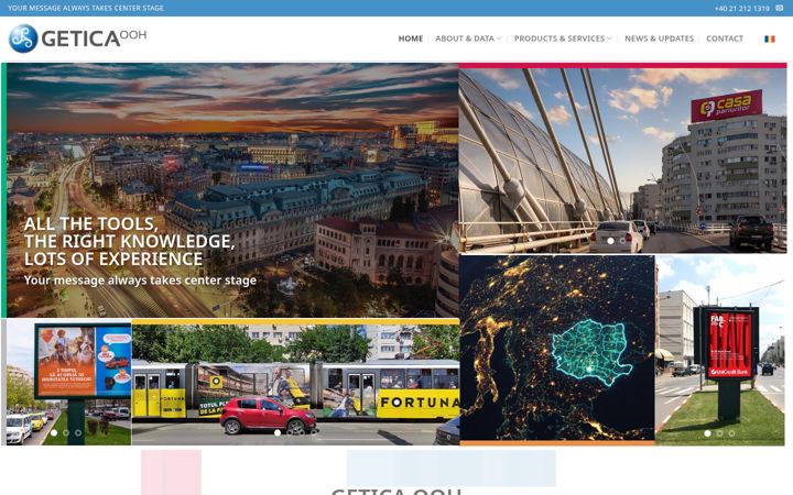 Screenshot of geticaooh.ro