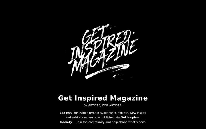 Screenshot of getinspiredmagazine.com
