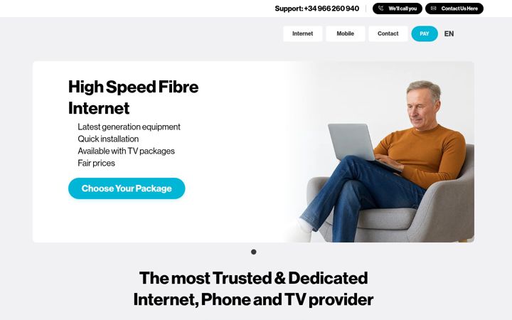 Screenshot of getinternet.es