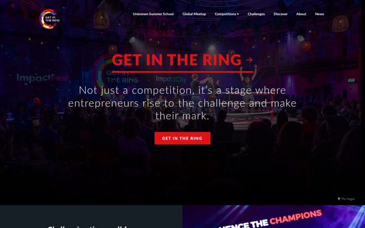 Screenshot of getinthering.co