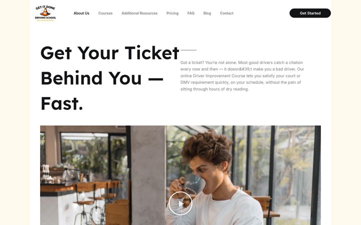 Screenshot of getitdonedriving.com