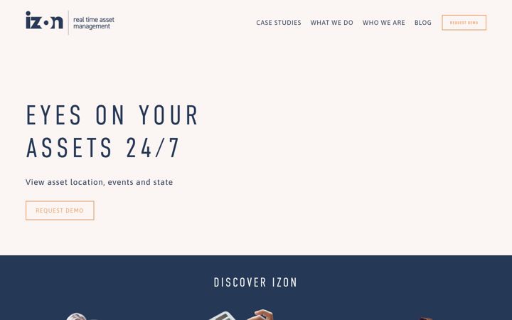 Screenshot of getizon.com