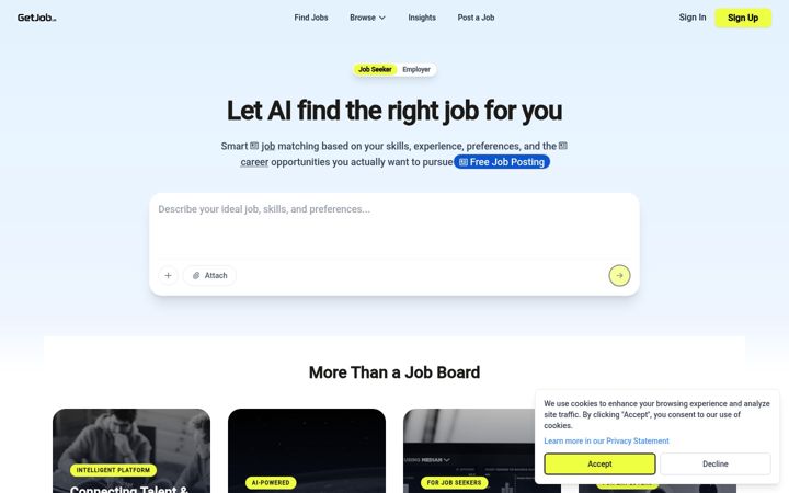 Screenshot of getjob.us