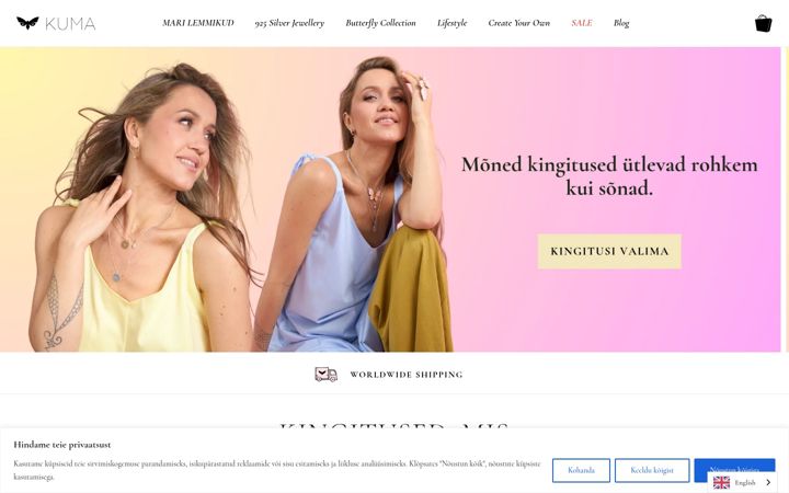 Screenshot of getkuma.com