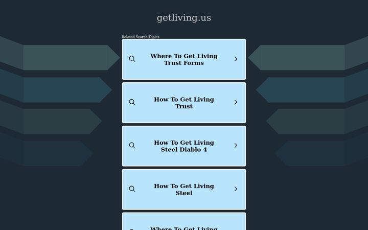 Screenshot of getliving.us