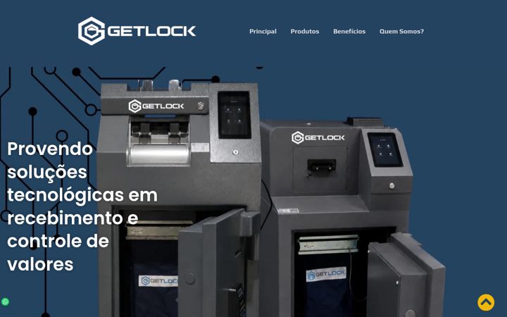 Screenshot of getlock.com.br