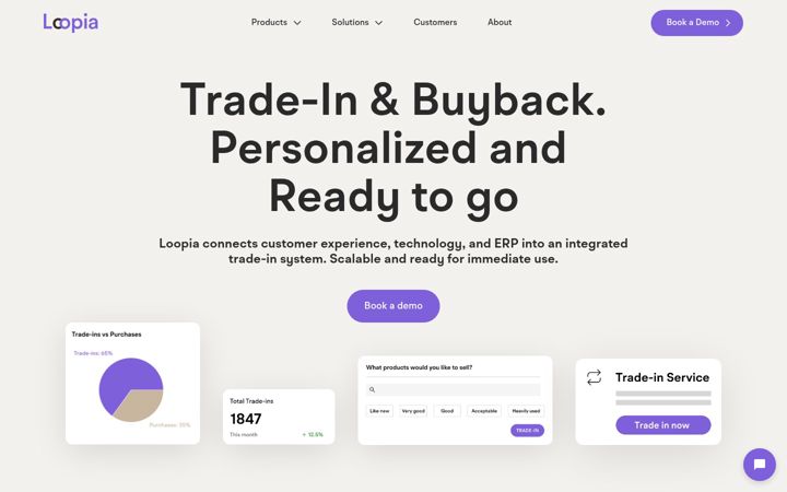 Screenshot of getloopia.ch