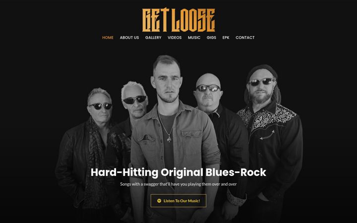 Screenshot of getlooseband.com
