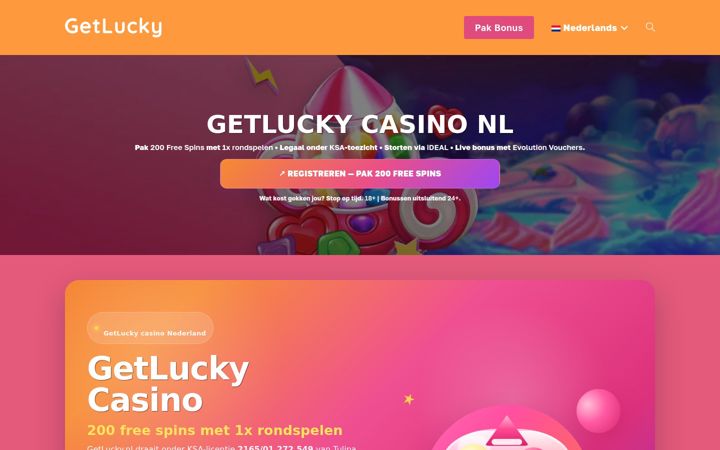 Screenshot of getlucky-online.online