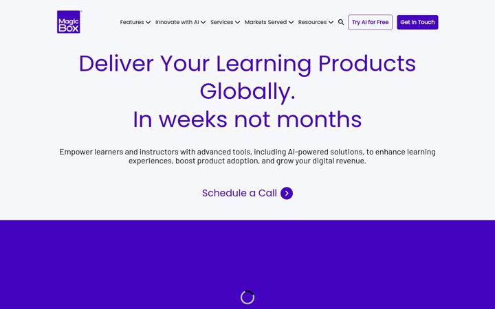 Screenshot of getmagicbox.com