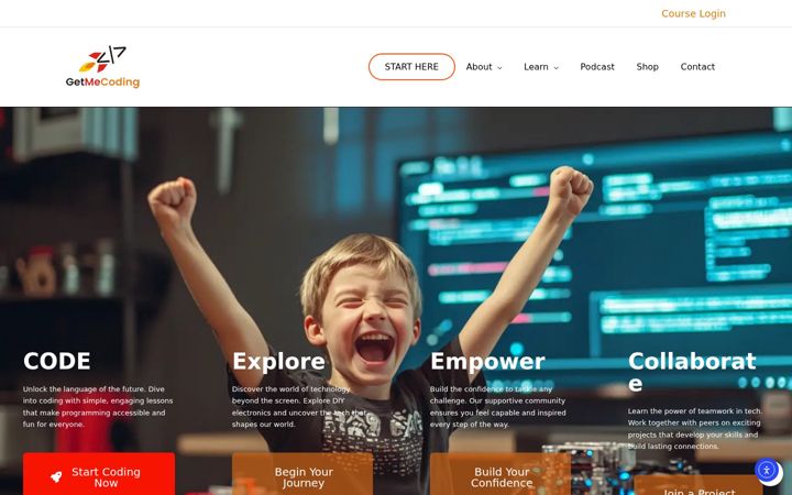 Екранна снимка на getmecoding.com