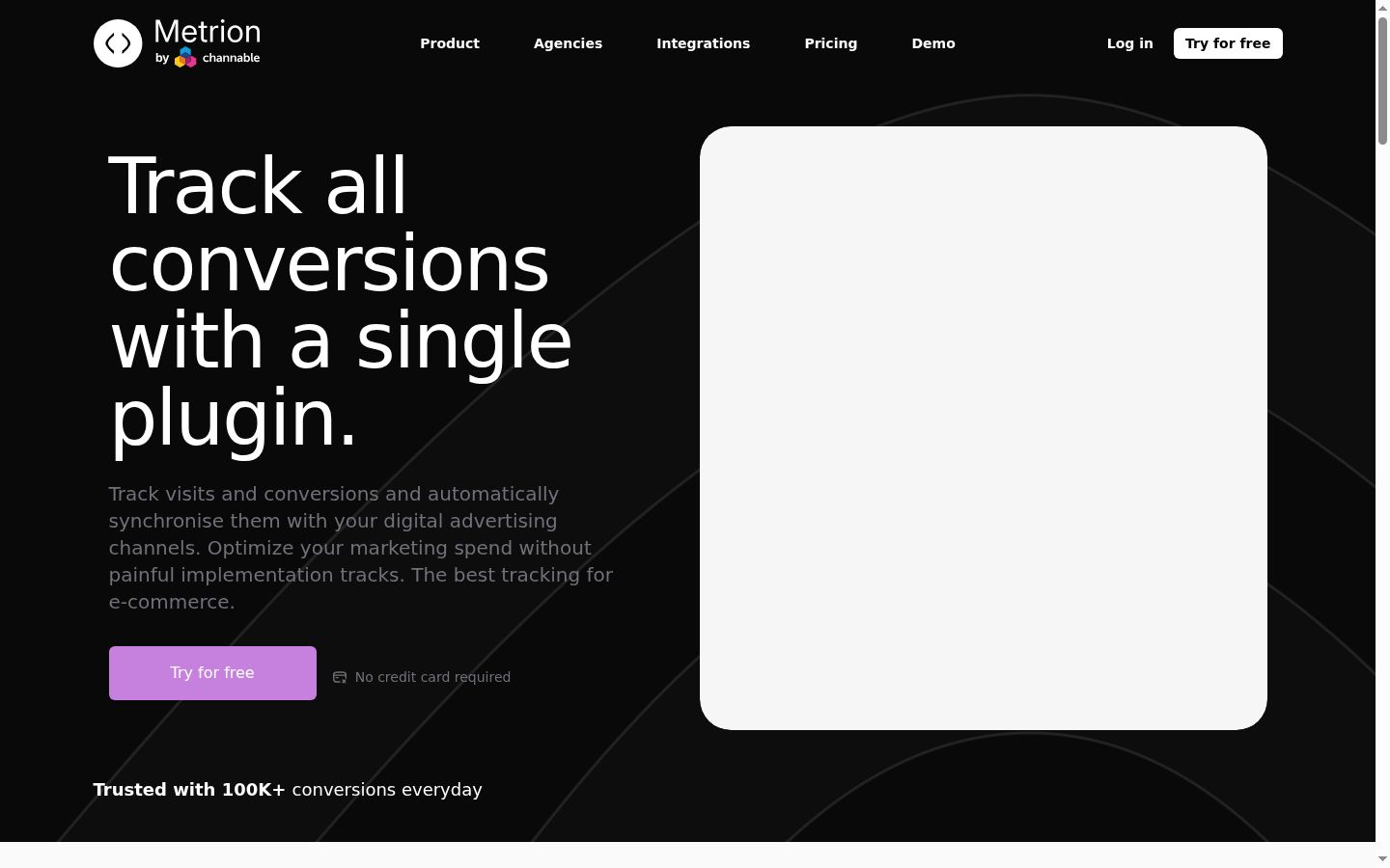 Captura de ecrã do banner de consentimento apresentado antes de qualquer interação