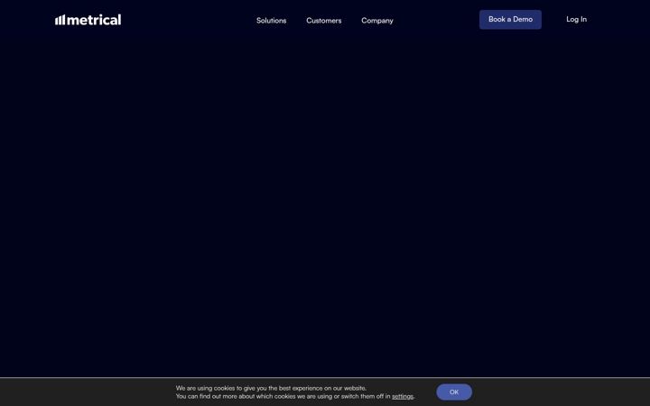 Екранна снимка на getmetrical.com