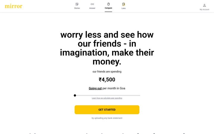 Screenshot of getmirror.in