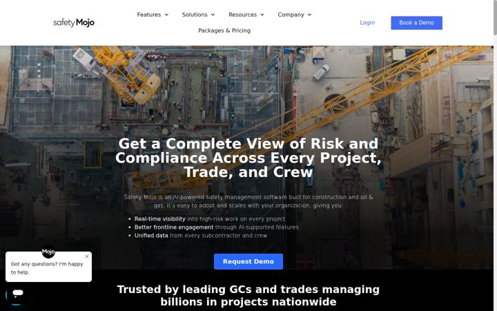 Screenshot of getmojo.ai