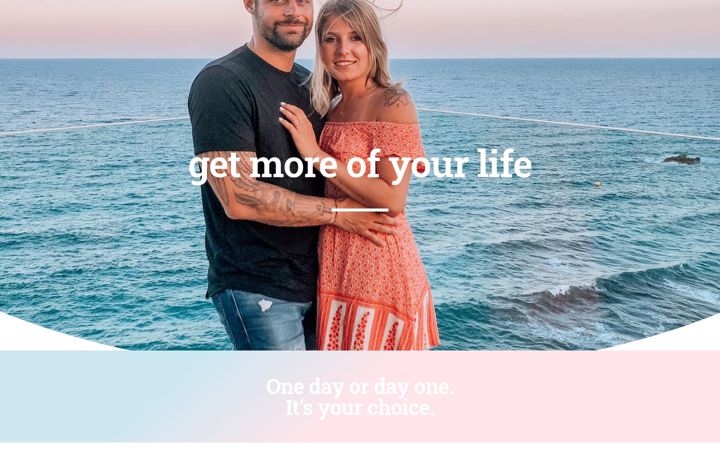 Screenshot of getmoreofyourlife.com