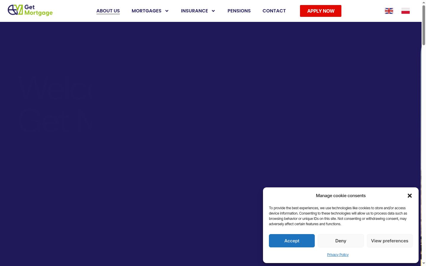 Sutikimo reklamjuostės, rodytos prieš bet kokią sąveiką, ekrano kopija