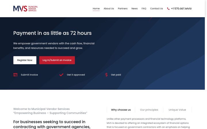 Screenshot of getmvsi.com