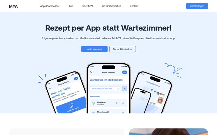 Screenshot of getmya.de