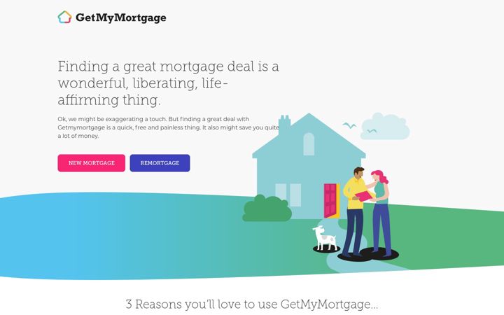Ekraanipilt saidist getmymortgage.co.uk