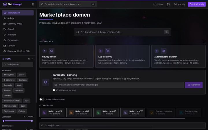 Zrzut ekranu getname.pl