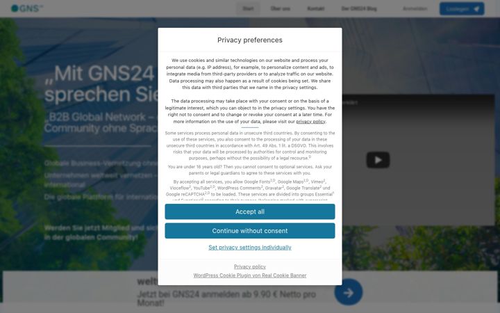 Screenshot of getnewsolutions.de