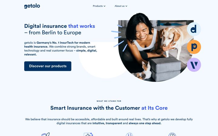 Screenshot of getolo.com