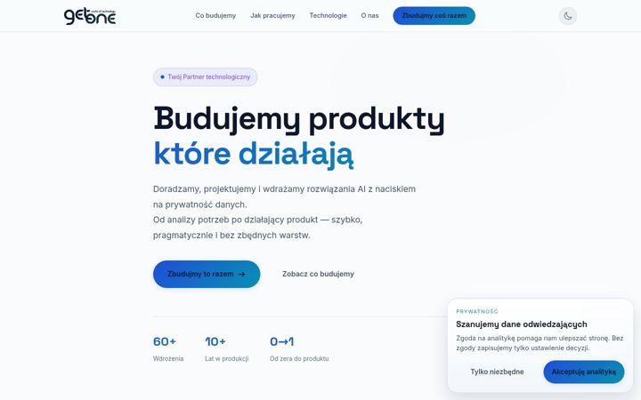 Screenshot of getone.pl