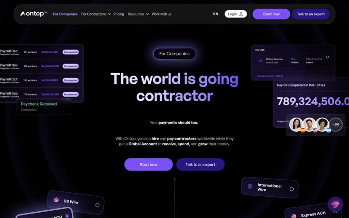 Screenshot of getontop.com