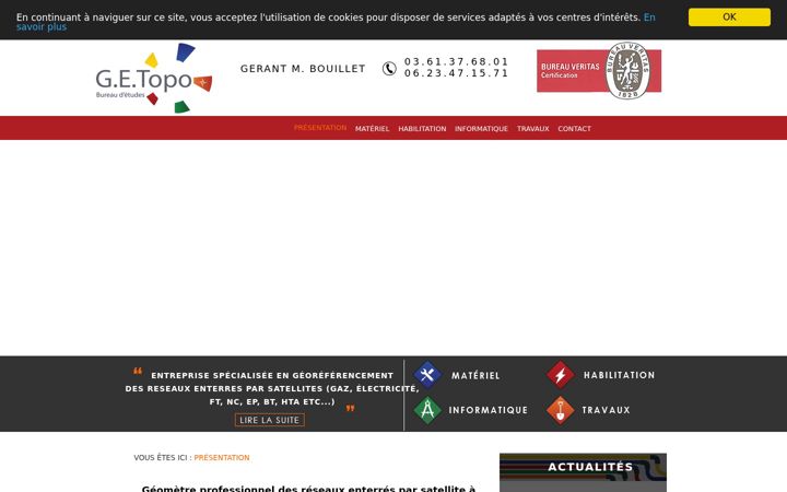 Screenshot of getopo.fr