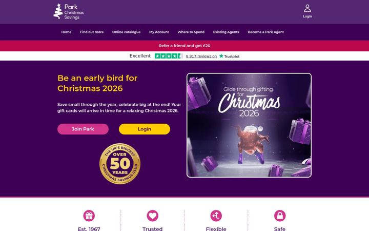 Screenshot of getpark.co.uk