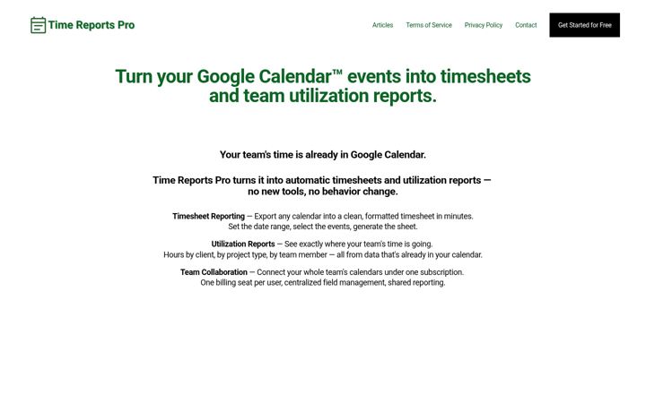 Screenshot of getpavr.com