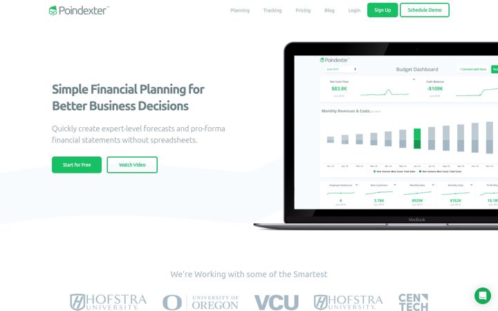 Screenshot of getpoindexter.com
