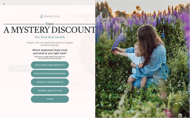 Screenshot of getprojectlife.com