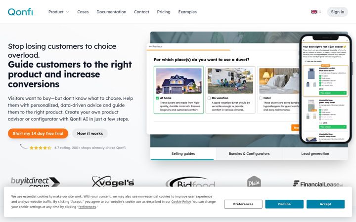 Screenshot of getqonfi.com