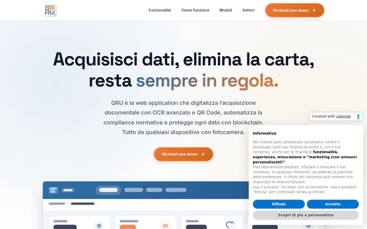 Screenshot of getqru.com