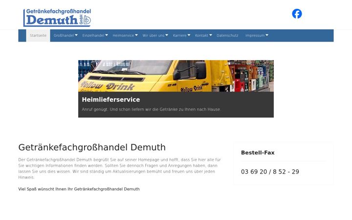 Screenshot of getraenke-demuth.de