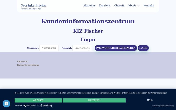 Screenshot of getraenke-fischer-gmbh.de