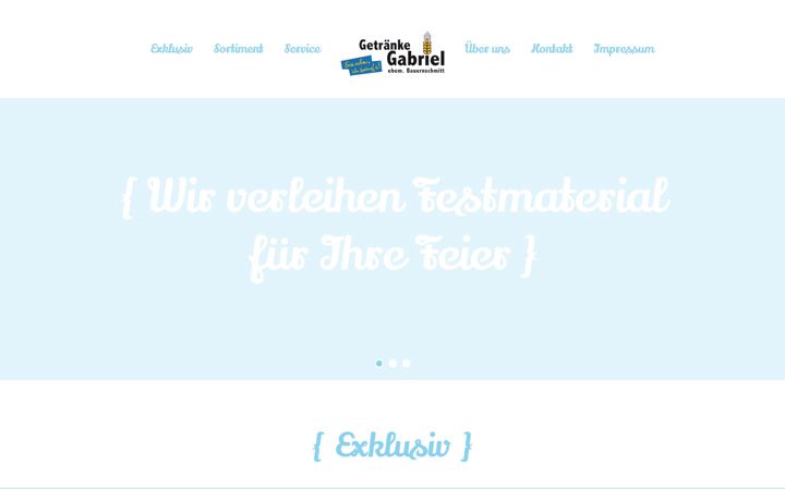 Screenshot of getraenke-gabriel.de