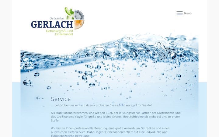 Screenshot of getraenke-gerlach.de