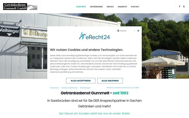 Screenshot of getraenke-gummelt.de