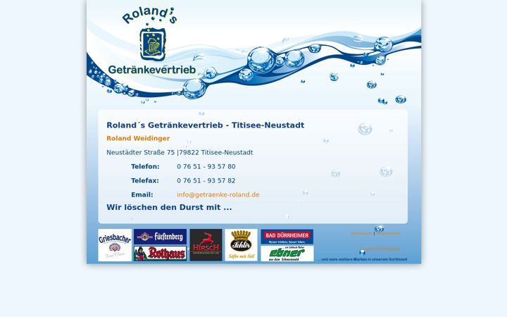 Screenshot of getraenke-roland.de