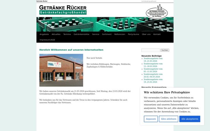 Screenshot of getraenke-ruecker.de