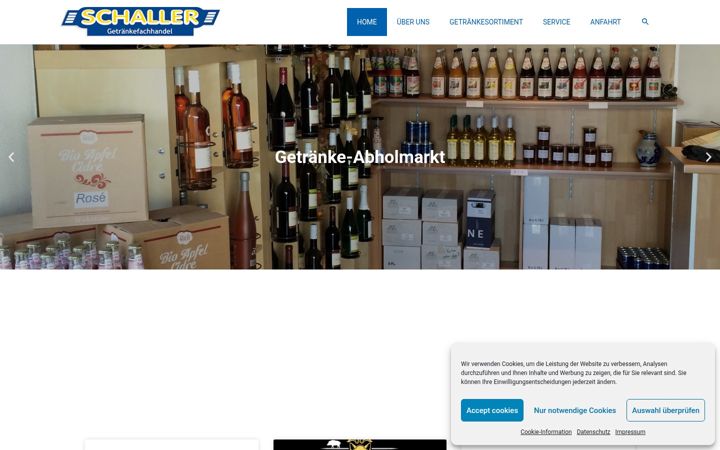 Screenshot of getraenke-schaller.de
