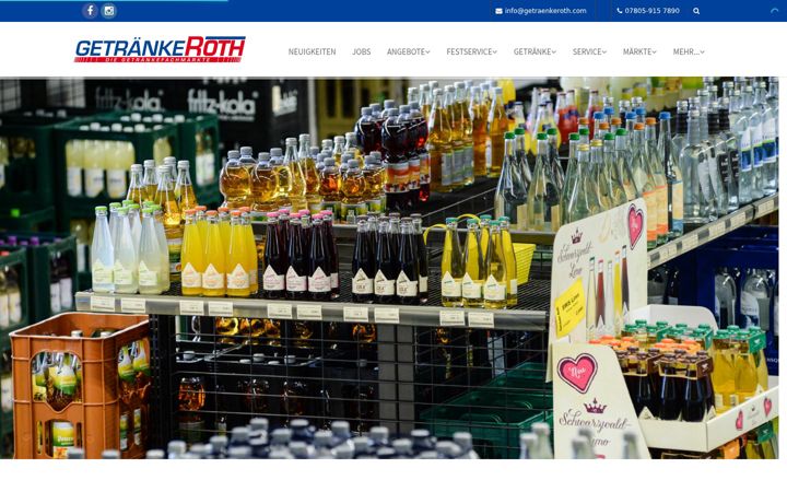 Screenshot of getraenkeroth.com